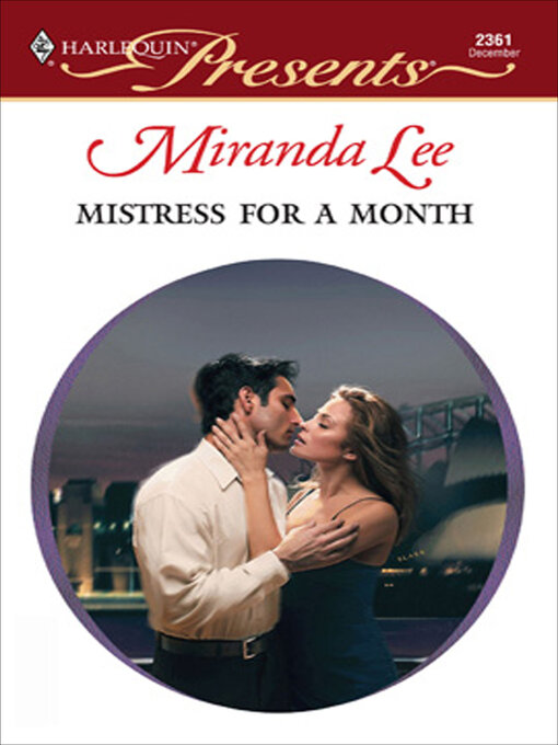 Title details for Mistress for Month by Miranda Lee - Available